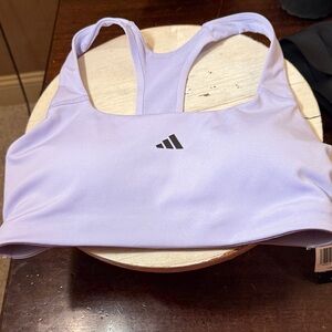 Adidas Light Purple Sports Bra sz S NWT